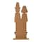 Glitzhome&#xAE; 36&#x22; Thanksgiving Pilgrim Couple Porch D&#xE9;cor